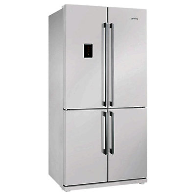 Smeg FQ60BPE 4-Door American Style Fridge Freezer, A+ Energy Rating, 90cm Wide, White